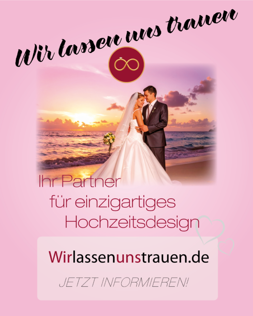 WIR LASSEN UNS TRAUEN
